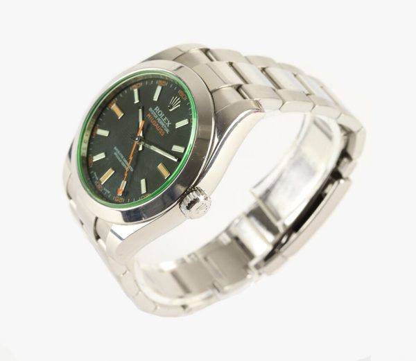 Rolex Milgauss Green Crystal 40mm Steel Automatic 116400GV