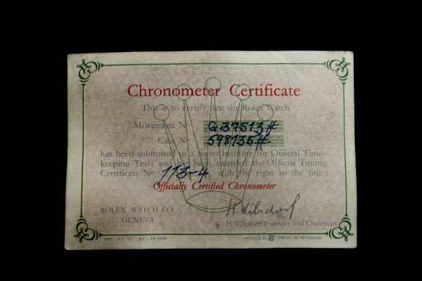 Rolex Oyster Perpetual 4467 18ct Rose Gold Bubble Back Automatic Chronometer; 36mm, white dial, with box and papers, Circa 1947