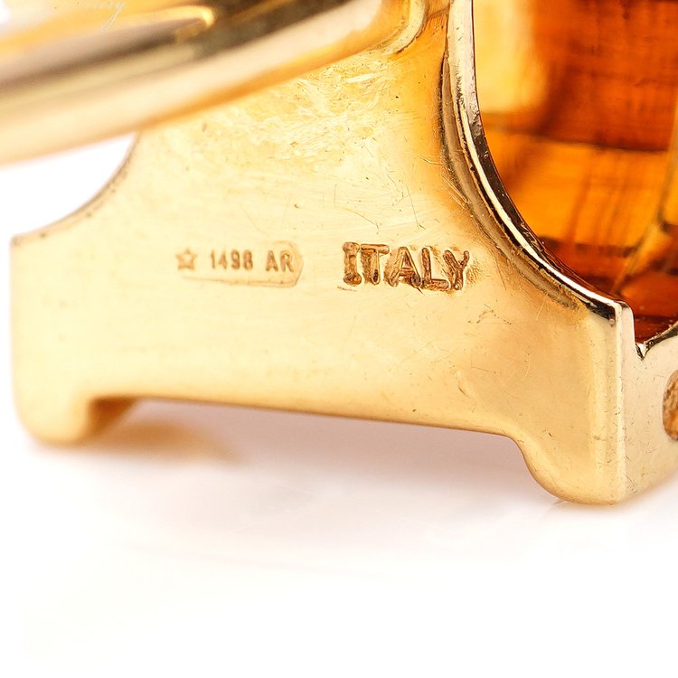 Bvlgari B Zero 1 18ct Yellow Gold Cufflinks