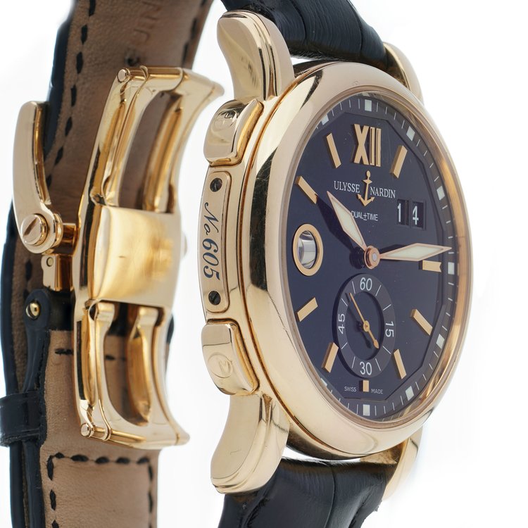 Ulysse Nardin 18ct Yellow Gold Dual Time Watch