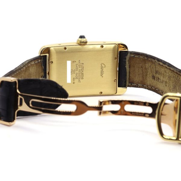 Cartier Tank Americaine 18ct Yellow Gold Large Model 1740 Automatic Watch
