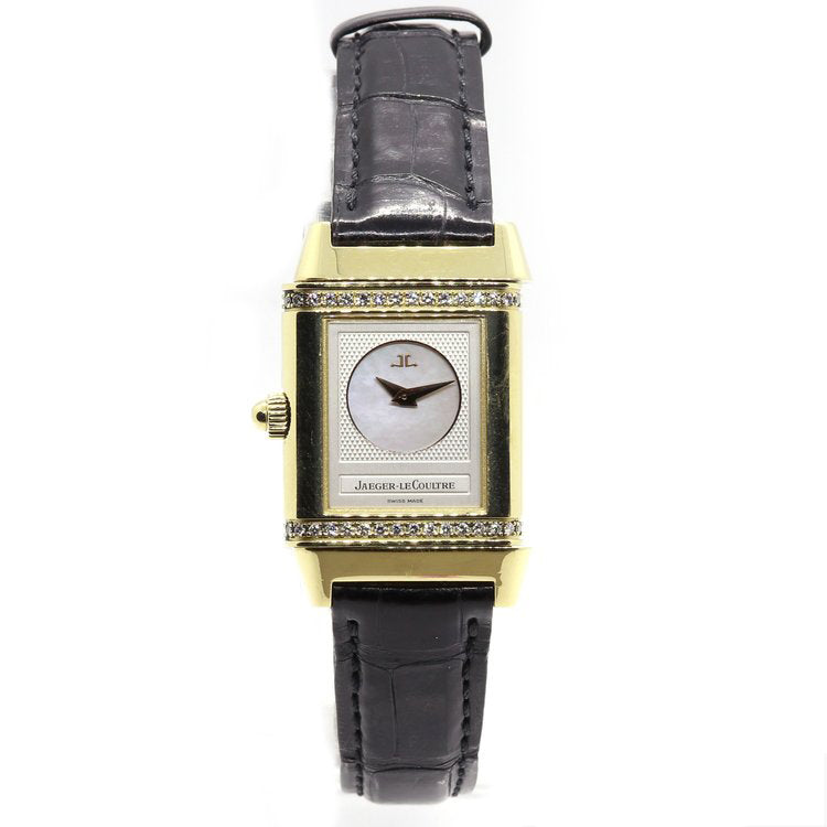 Jaeger LeCoultre Reverso Duetto 18ct Yellow Gold Ladies Watch