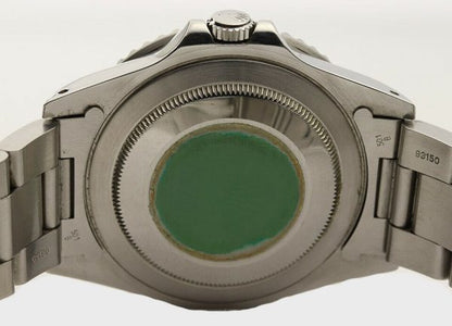 Rolex GMT Master 16700 Stainless Steel 40mm Automatic Watch, black dial, Pepsi red and blue rotating bezel, 24 hour hand, date indicator and sapphire crystal. Stainless steel Oyster bracelet. With Rolex box and papers. Purchased in 1996.