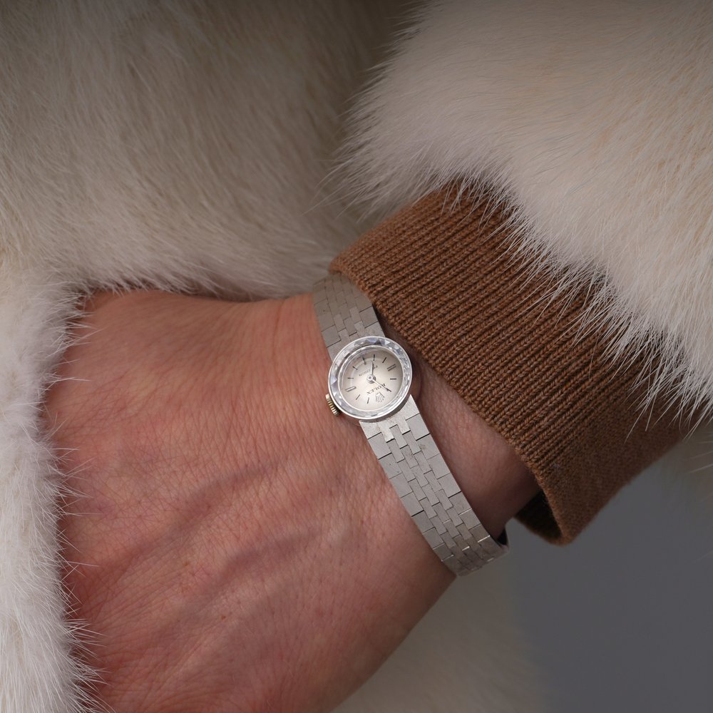 Vintage Rolex Precision 18ct White Gold Ladies Watch