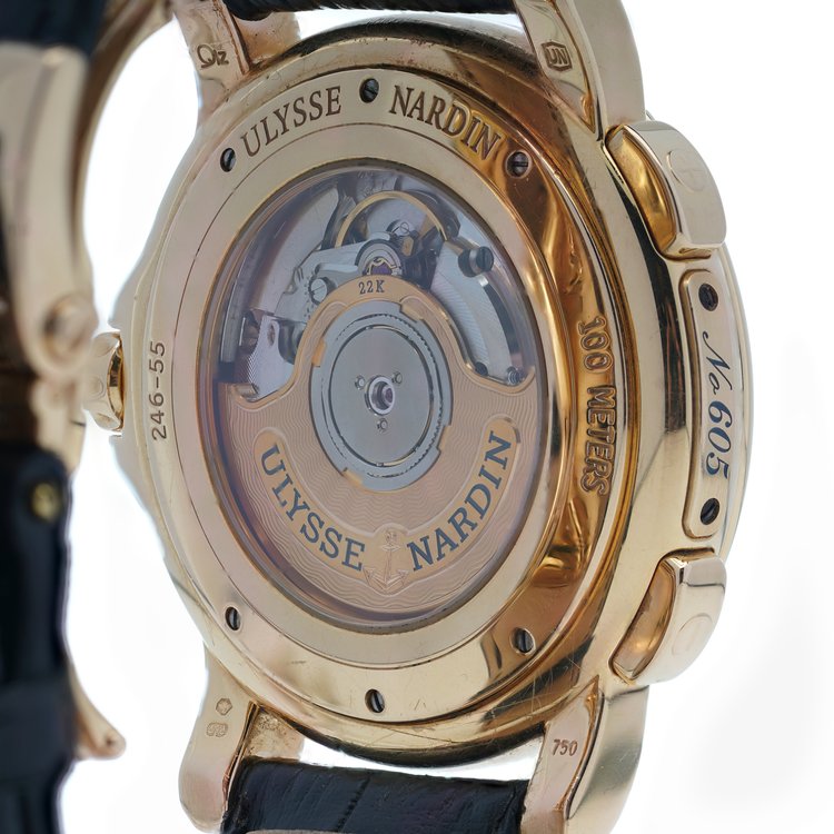 Ulysse Nardin 18ct Yellow Gold Dual Time Watch