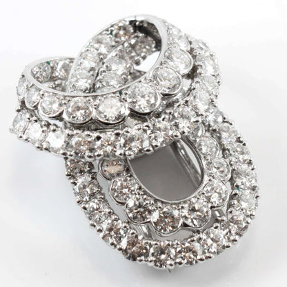 Vintage Cartier 4ct Diamond Brooch with Provenance
