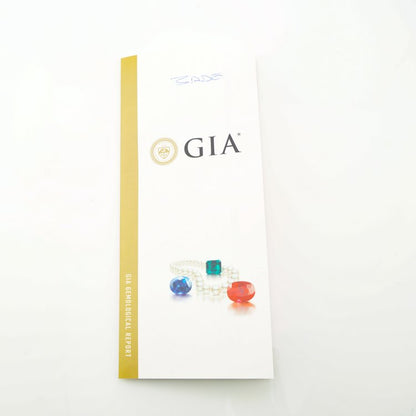 Art Deco GIA Certified A Grade Carved Jade Pendant Necklace with and Old Cut Diamonds