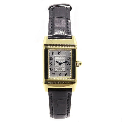 Jaeger LeCoultre Reverso Duetto 18ct Yellow Gold Ladies Manual Watch with Diamonds