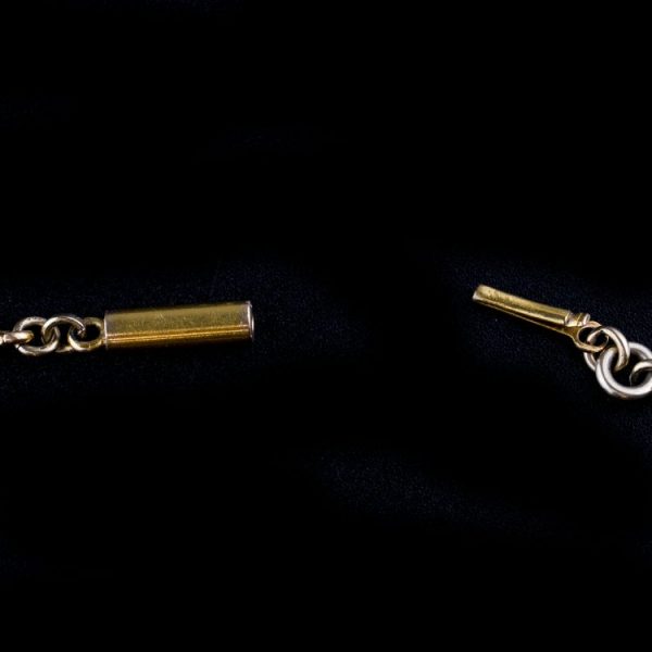 Antique Italian Gold and Micro Mosaic Pendant Necklace