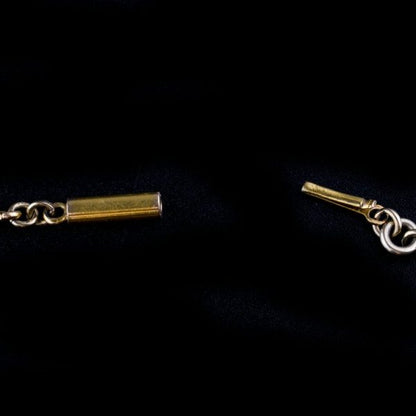 Antique Italian Gold and Micro Mosaic Pendant Necklace