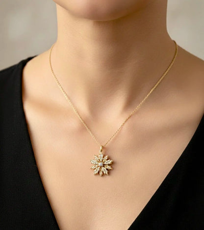 Antique 15 ct Gold, Edwardian Natural Seed Pearl And Diamond Flower Pendant/Brooch