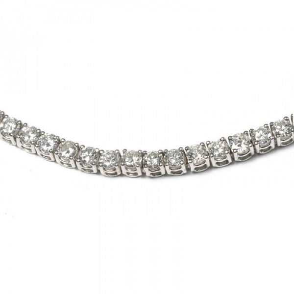 Contemporary Diamond Riviere Necklace, 18.30 carats