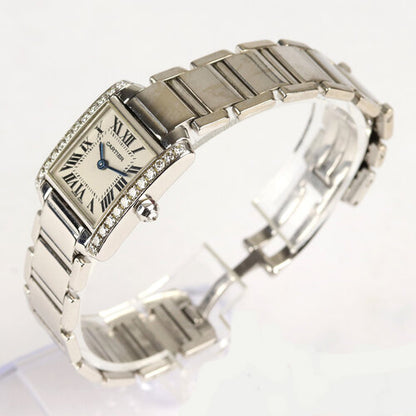 Cartier Tank Française Ladies 18ct White Gold and Diamond, 20mm
