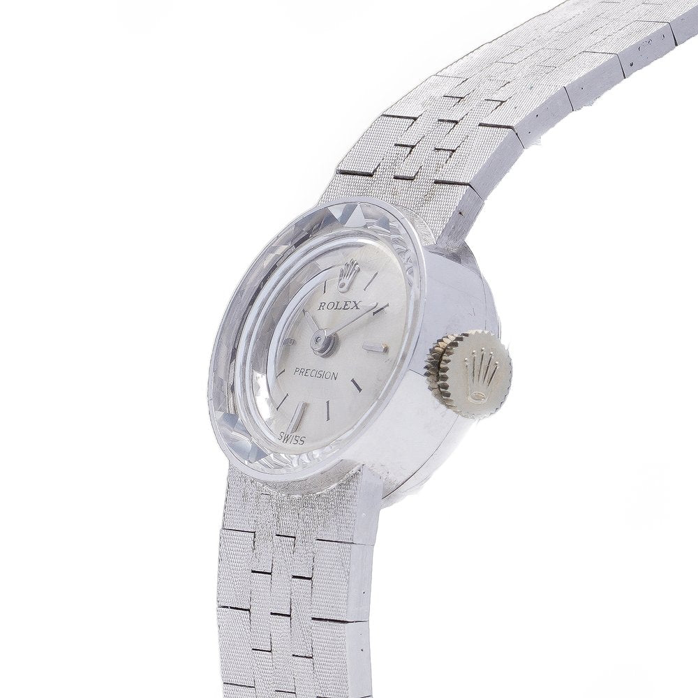 Rolex Precision 18ct White Gold Ladies Watch