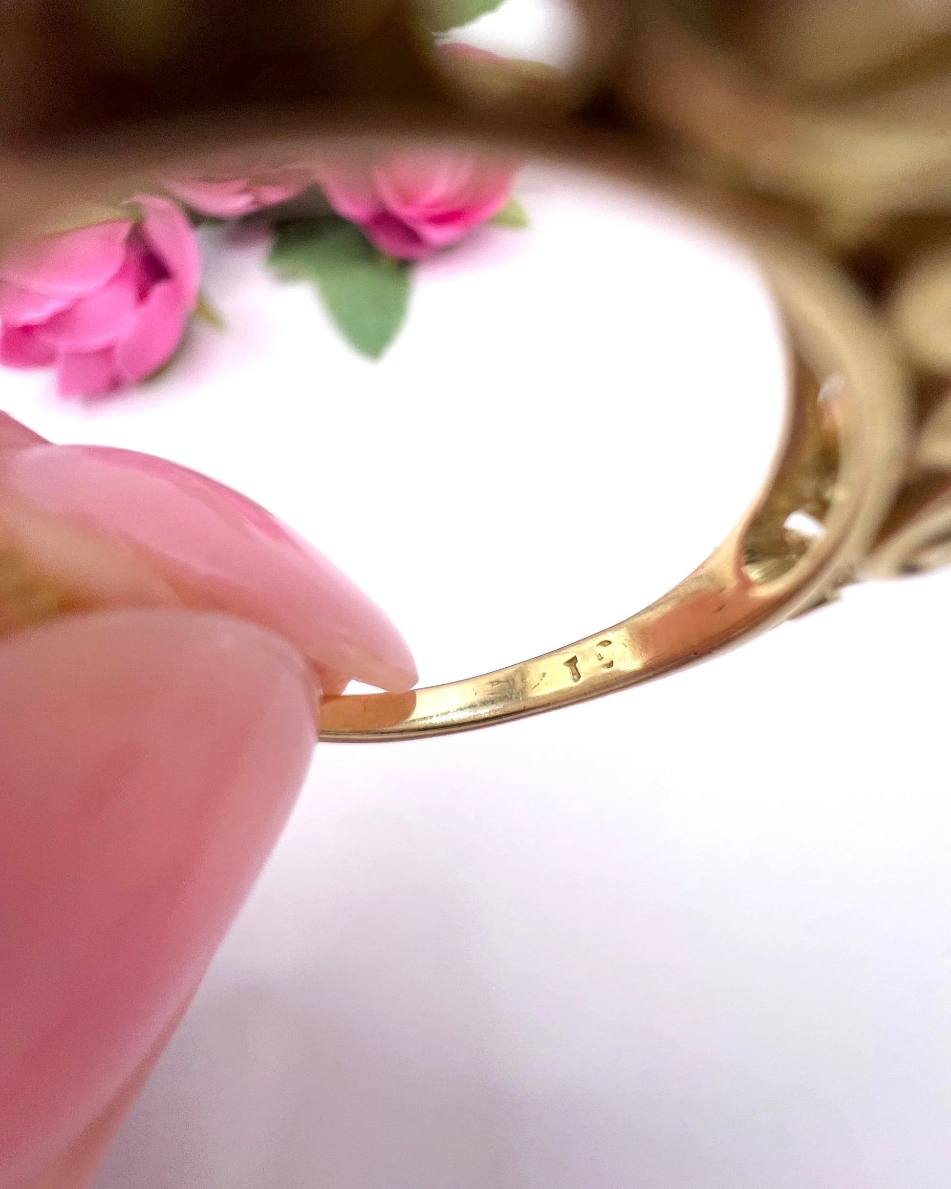 Victorian 18 Carat Gold ADORE Amethyst, Diamond, Opal, Ruby and Emerald Ring