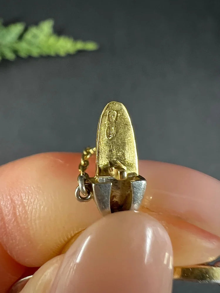 Antique Diamond And Pearl Bracelet In 18 Carat Yellow Gold And Platinum