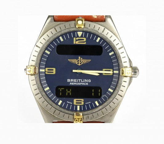 Breitling Aerospace Multi Function Titanium Gent's Wrist Watch, 40mm