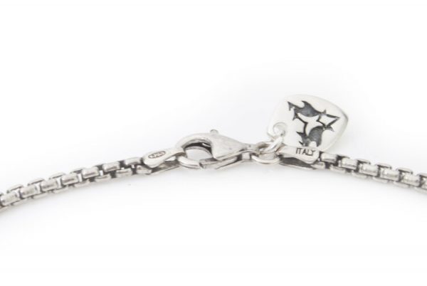 Stephen Webster Ruby Rose and Silver Dagger Necklace, in original box