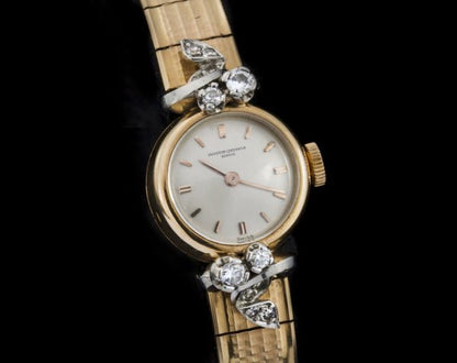 Vintage Vacheron Constantin 18ct Yellow Gold and Diamond Watch; manual wind movement, Circa 1950s