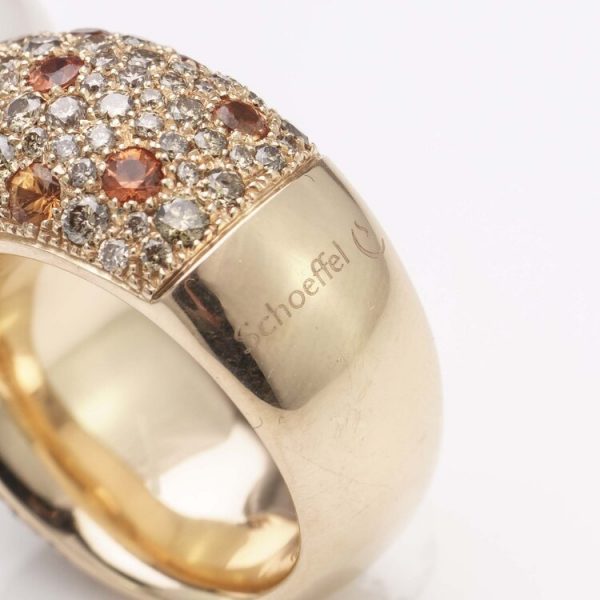 South Sea Pearl, Diamond and Sapphire Cocktail Ring by Schoeffer