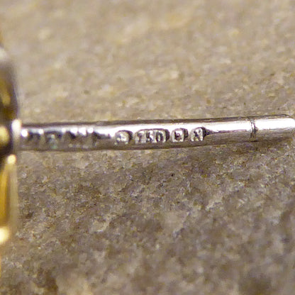 Contemporary Sapphire, Emerald, Ruby and Diamond Earrings set in 18ct Gold