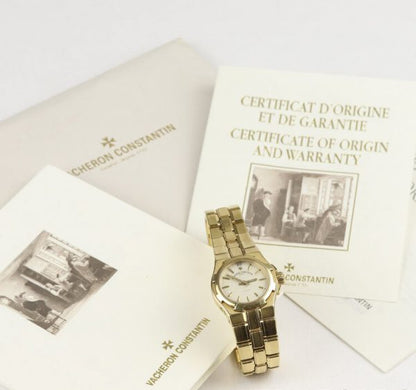 Vacheron Constantin Overseas Ladies 18ct Yellow Gold Bracelet Watch