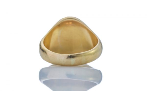 Antique Cornelian and 18ct Yellow Gold Seal Ring, Circa 1880-1890s; Late 19th century carnelian seal ring. Circa 1880 - 1890's