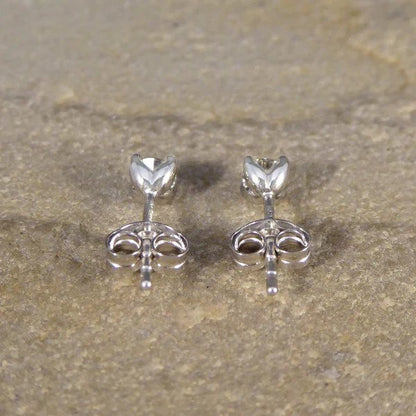 Single Stone Diamond Solitaire Stud Earrings, 0.40 carats