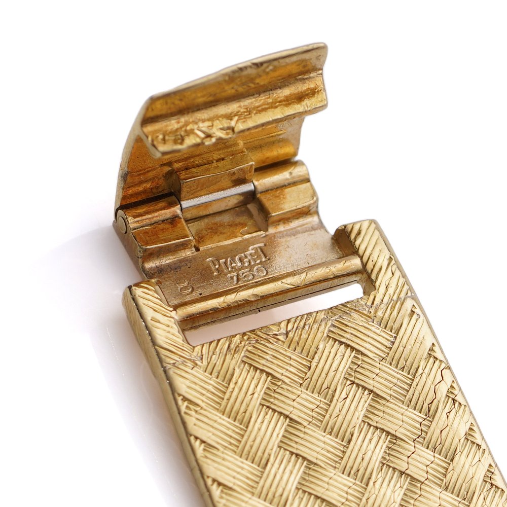 Piaget 18ct Gold Watch with Lapis Lazuli, Diamonds and Emeralds