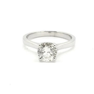 1.08ct Brilliant Cut Diamond Solitaire Engagement Ring with Certificate 1.08 carat G SI2