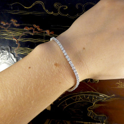 4.85ct Round Brilliant Cut Diamond Tennis Bracelet