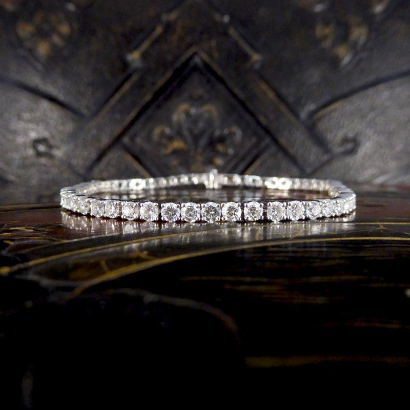 4.85ct Round Brilliant Cut Diamond Tennis Bracelet