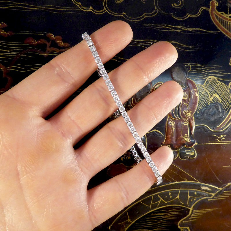 4.85ct Round Brilliant Cut Diamond Tennis Bracelet