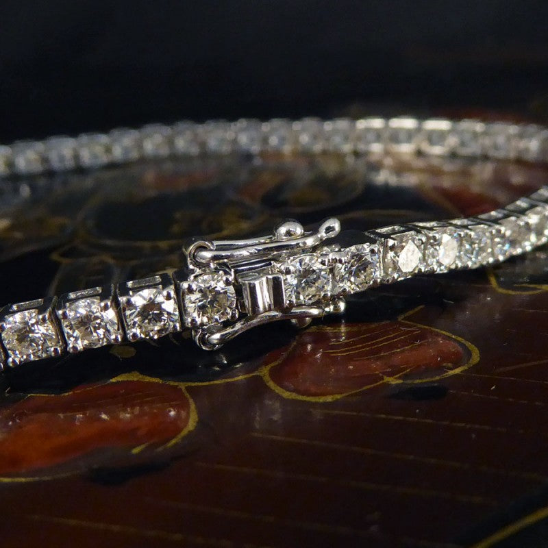 4.85ct Round Brilliant Cut Diamond Tennis Bracelet