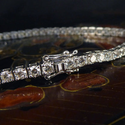 4.85ct Round Brilliant Cut Diamond Tennis Bracelet