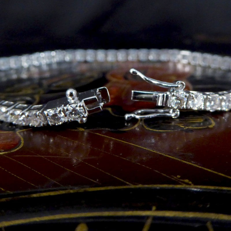 4.85ct Round Brilliant Cut Diamond Tennis Bracelet