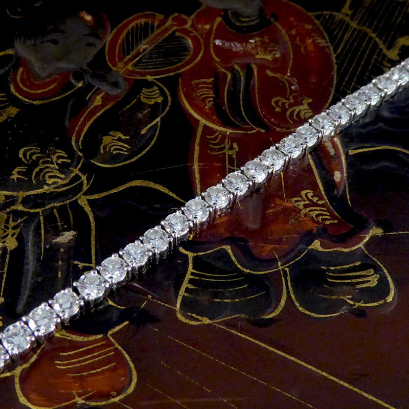 4.85ct Round Brilliant Cut Diamond Tennis Bracelet