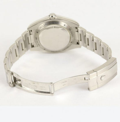 Rolex Milgauss Green Crystal 40mm Stainless Steel Automatic Watch, on stainless steel Rolex Oyster bracelet strap with a single deployment clasp