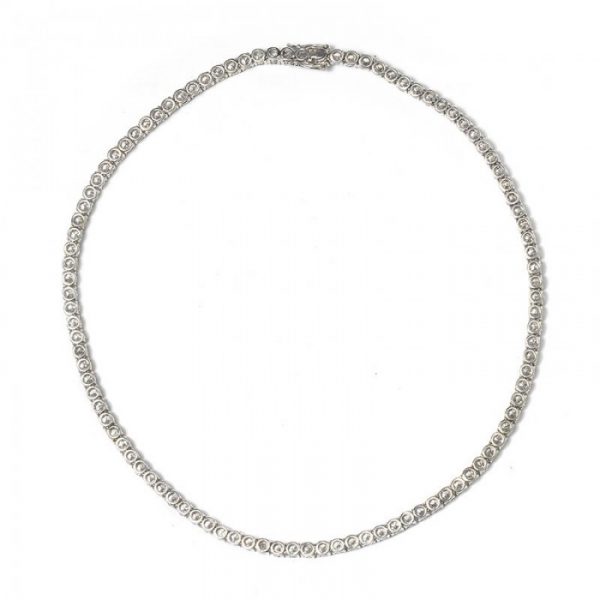 Contemporary Diamond Riviere Necklace, 18.30 carats