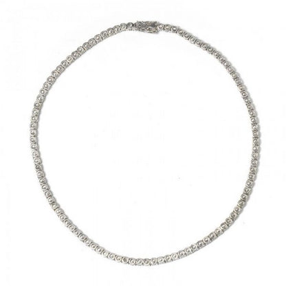 Contemporary Diamond Riviere Necklace, 18.30 carats