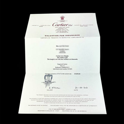 Cartier 18ct Rose Gold Love Bangle Bracelet with Diamonds