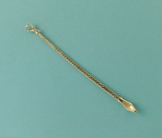 Italian 18ct Yellow Gold Snake Bracelet, ourobouros snake biting its own tail with a woven link in between. Signed, Pomellato, Italy. 