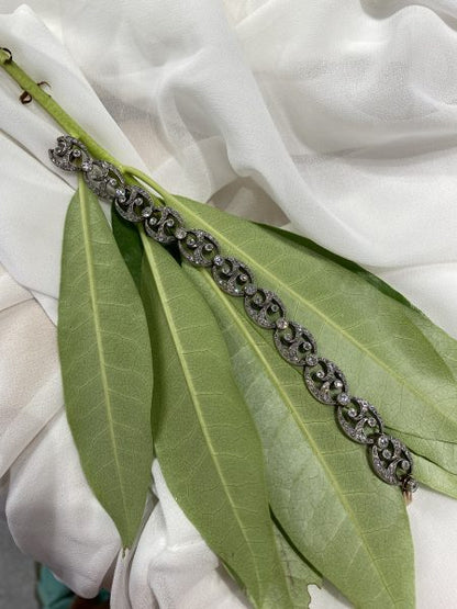 Antique French Old Cut Diamond Bracelet, 7 carats