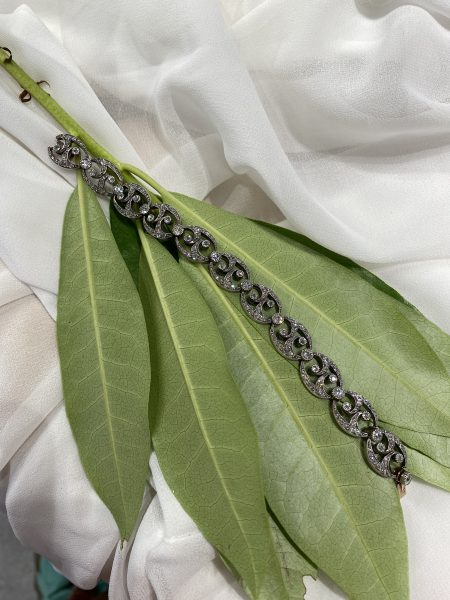 Antique French Old Cut Diamond Bracelet, 7 carats