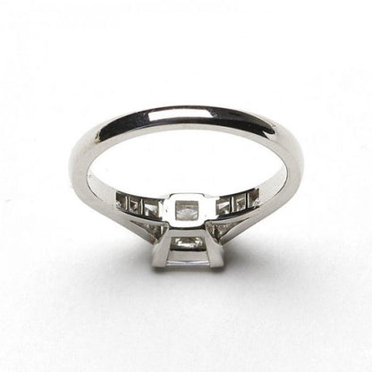 1.03ct Princess Cut Diamond Engagement Ring