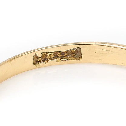 Antique Emerald and Diamond Five Stone Ring 18ct Yellow Gold