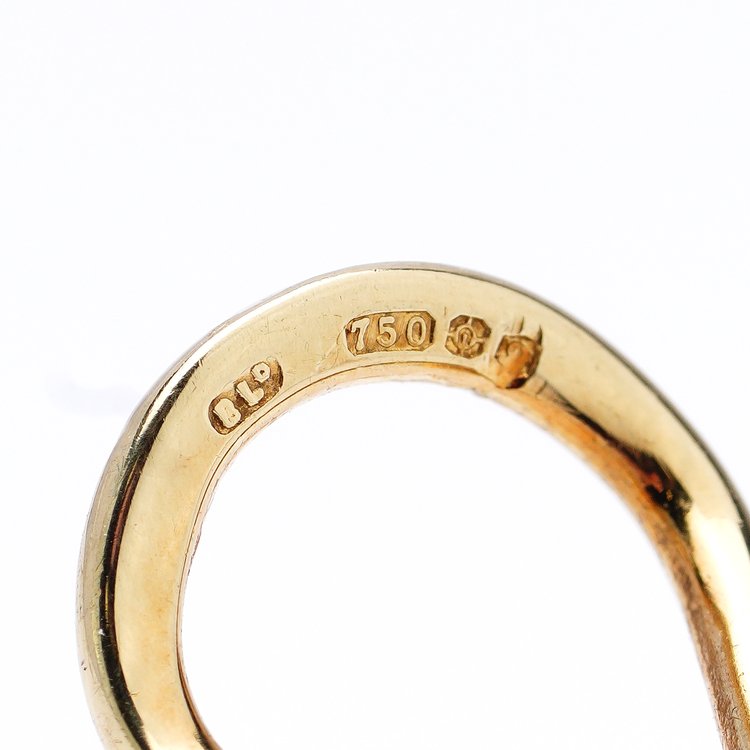 Vintage Boucheron Cabochon Ruby and 18ct Yellow Gold Clip On Earrings