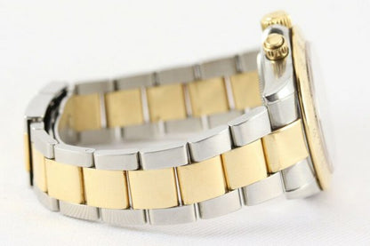 Rolex Daytona Cosmograph 116523 Automatic 40mm Chronograph Steel and Gold Watch, on a steel and gold Oyster bracelet, Circa 2000s, with Rolex box and papers