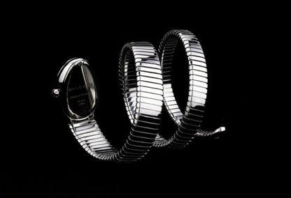Bvlgari Serpenti Tunogas Stainless Steel Snake Watch, Box and Papers