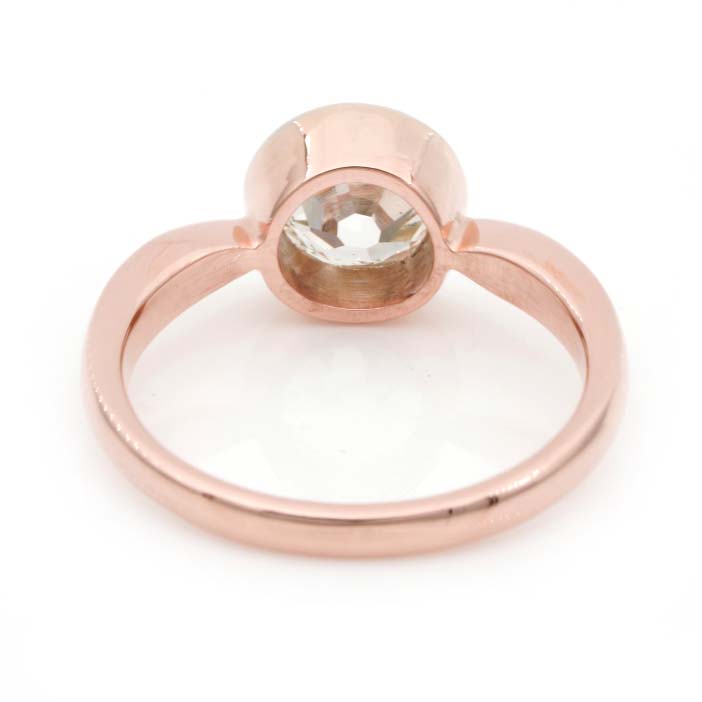 Vintage Old Cut Diamond Solitaire Engagement Ring, Circa 1940s